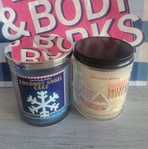 BBW single wick candle bundle - NEW